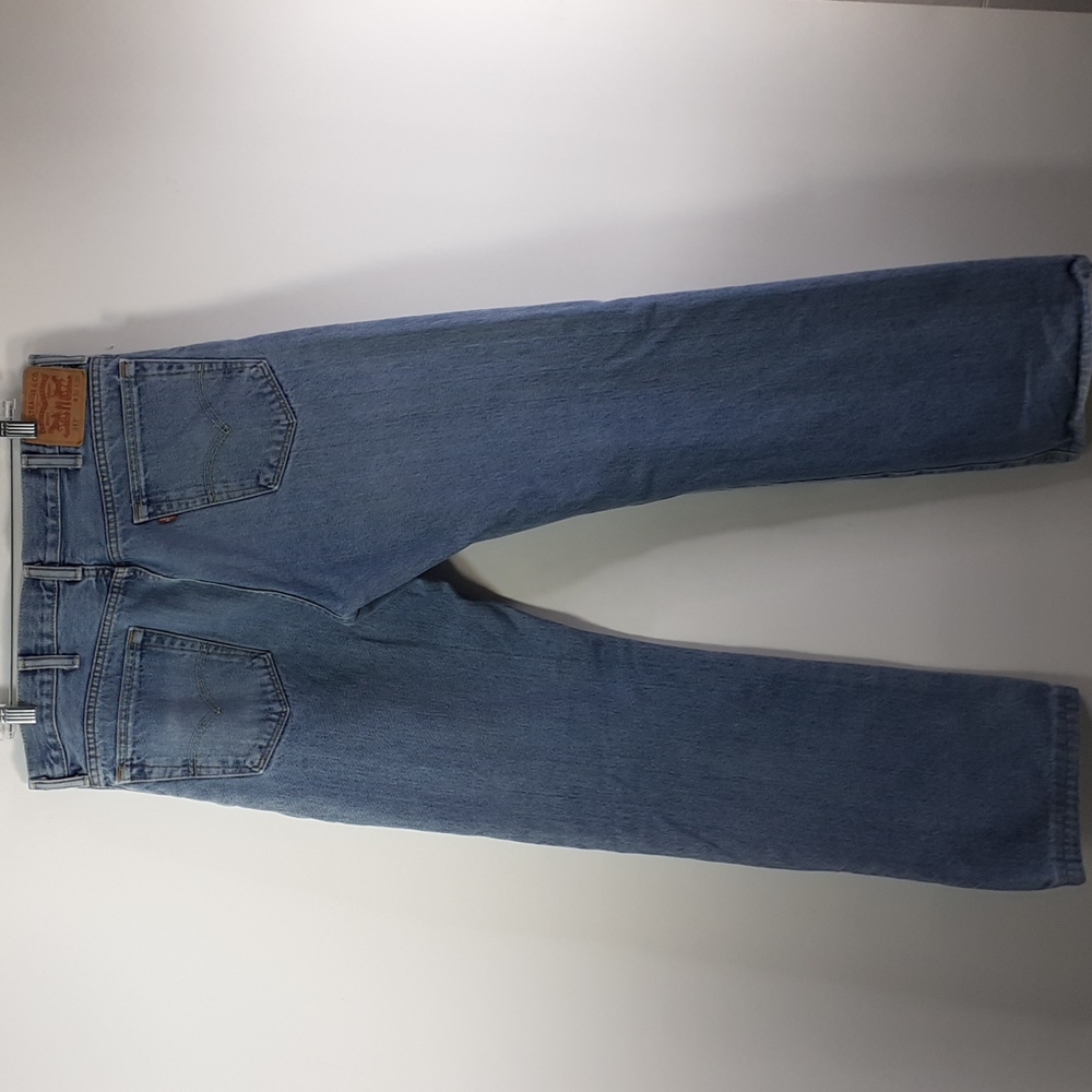 Levi's 517 Medium Blue Bootcut Blue Jeans Size W36 L34 - Picture 7 of 16